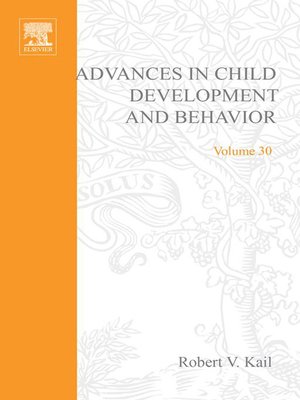 cover image of Advances in Child Development and Behavior